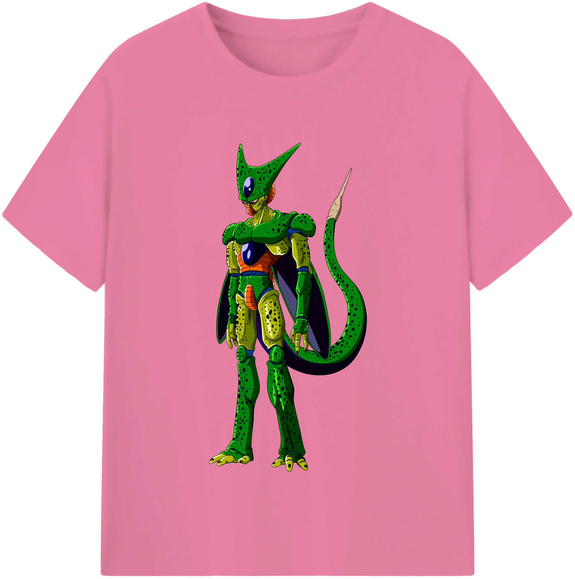 （画像用） ドラゴンボール セル DRAGON BALL Cell 綿100％半袖Tシャツ（フロントプリント）